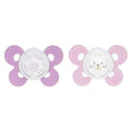Chicco PhysioForma Comfort Silicone Pacifiers for Girls 6-16M 2-Pack