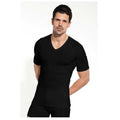 Cift Kaplan 1003 Thermal V-Neck Undershirt in Black