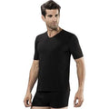 Cift Kaplan 945 Men's V-Neck Undershirt Black Daily Wear