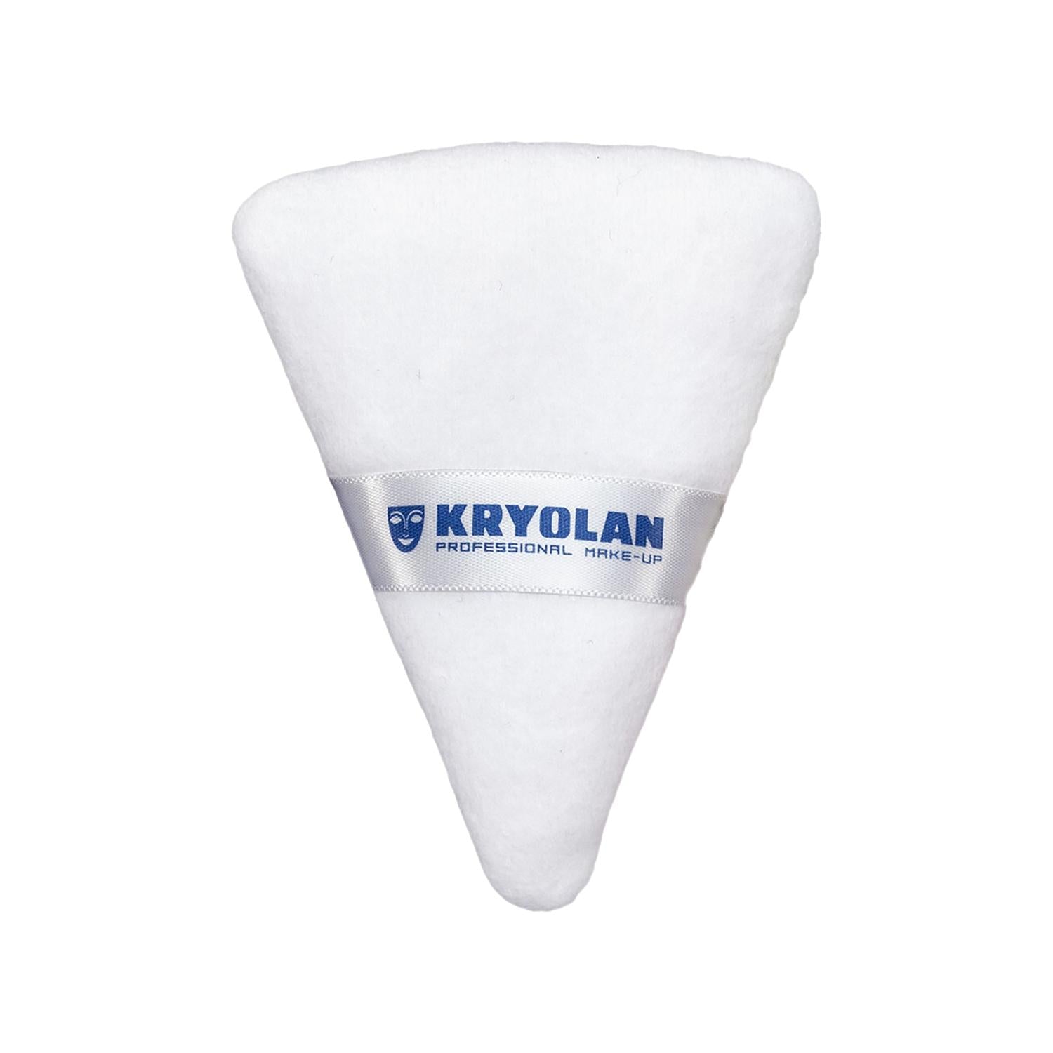 Kryolan Triangular Powder Puff for Precise Makeup Setting