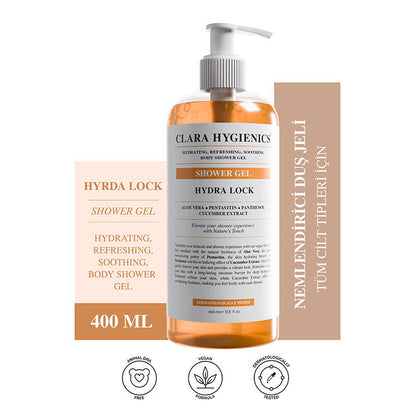 Clara Hygienics Hydra Lock Hydrating Face & Body Wash 400ml