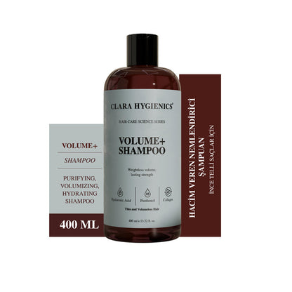Clara Hygienics Volume+ Volumizing Shampoo with Collagen 400 ml
