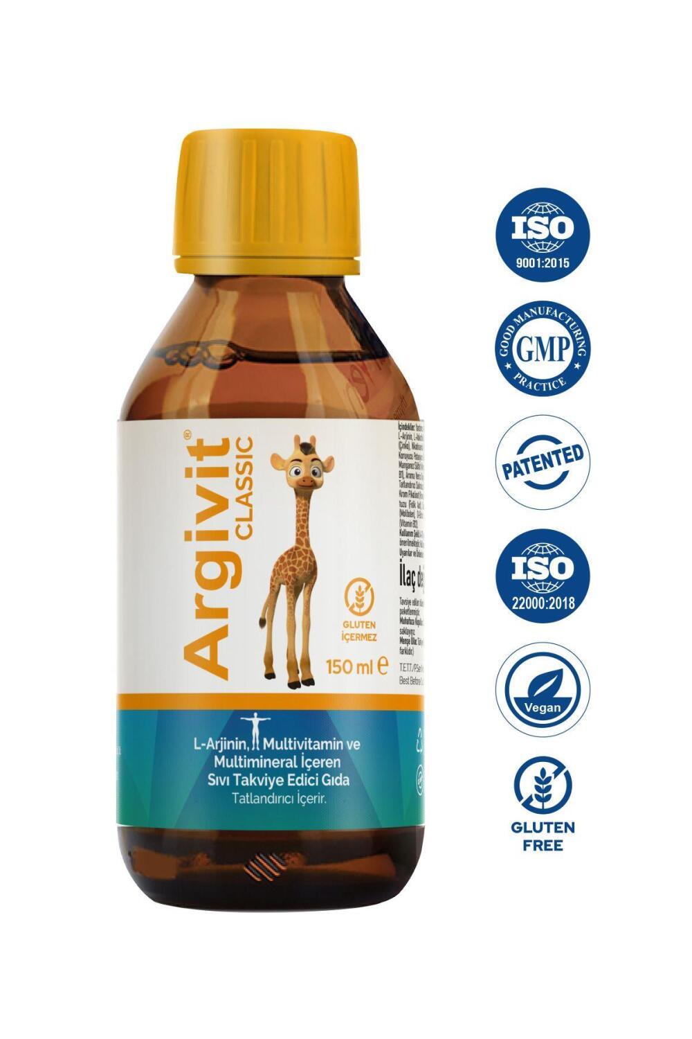 Argivit Multivitamin Syrup - Boosts Overall Health & Fills Nutritional Gaps - 150ml