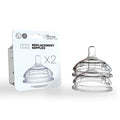 Comotomo Silicone Variable Flow Nipples 6M+ 2-Pack