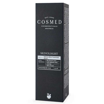 Cosmed Skinologist AHA BHA Foaming Wash for Smooth Skin 150 ml