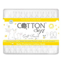 Cotton Soft Baby Safety Cotton Buds with Bulbed Tips 60 Count