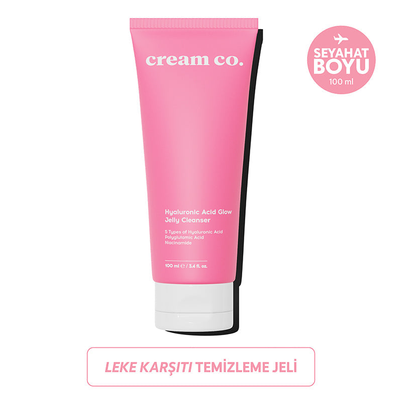 Cream Co. Hyaluronic Acid Glow Jelly Cleanser for Hydration 100 ml