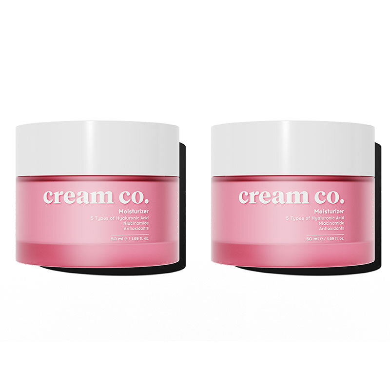 Cream Co. Moisturizer Duo Set for Hydration & Glow 2 x 50ml