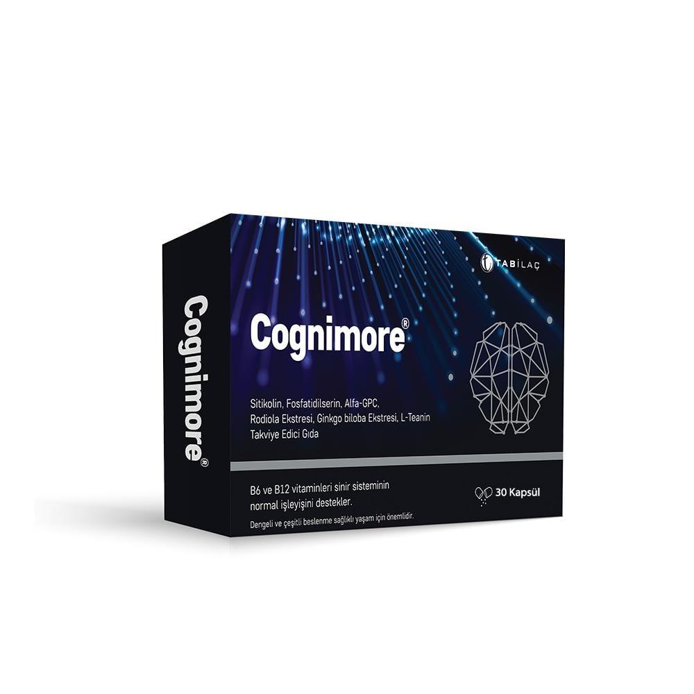 Cognimore Cognitive Support Supplement - Brain Health Capsules with Citicoline, Phosphatidylserine, and Ginkgo Biloba Extract