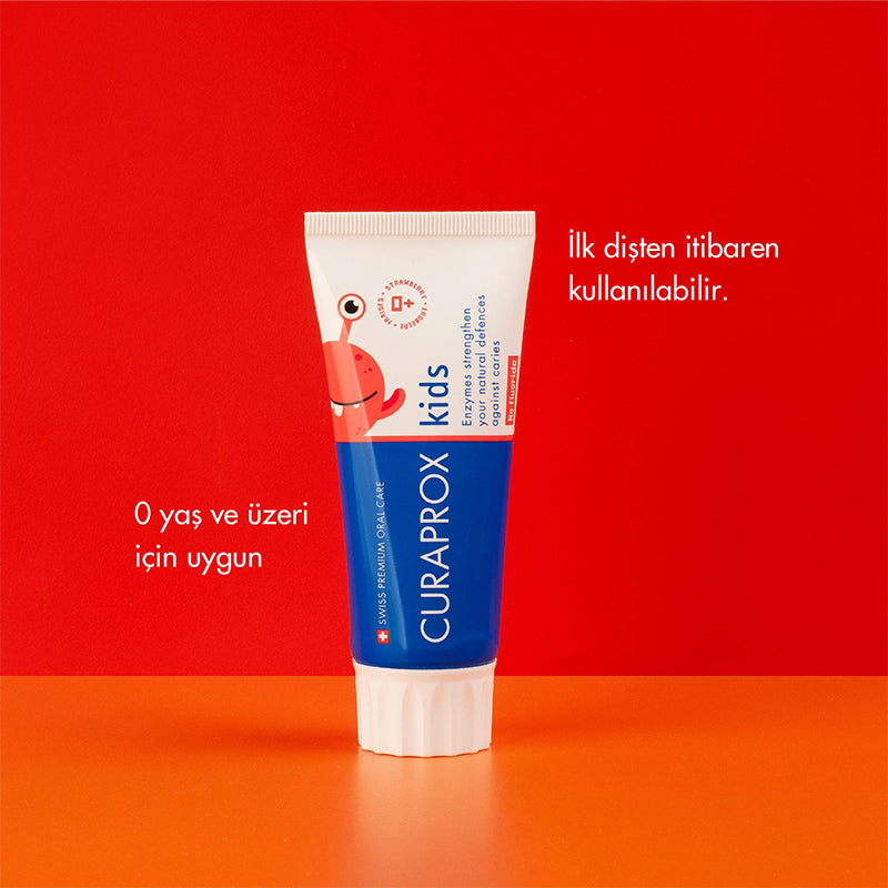 Curaprox Kids Strawberry Toothpaste for Ages 0+ 60 ml
