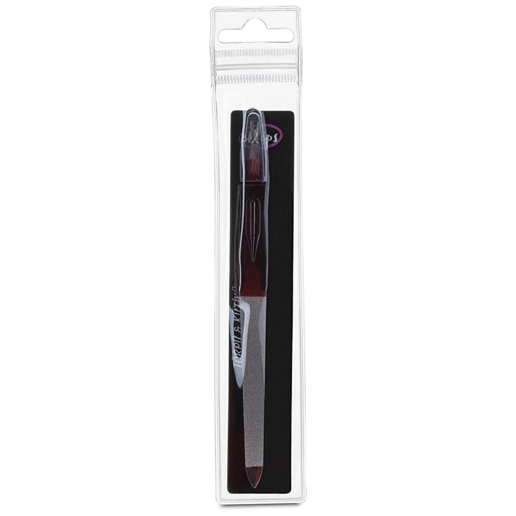 Eklips Nail File & Cuticle Remover Dual-Sided Manicure Tool
