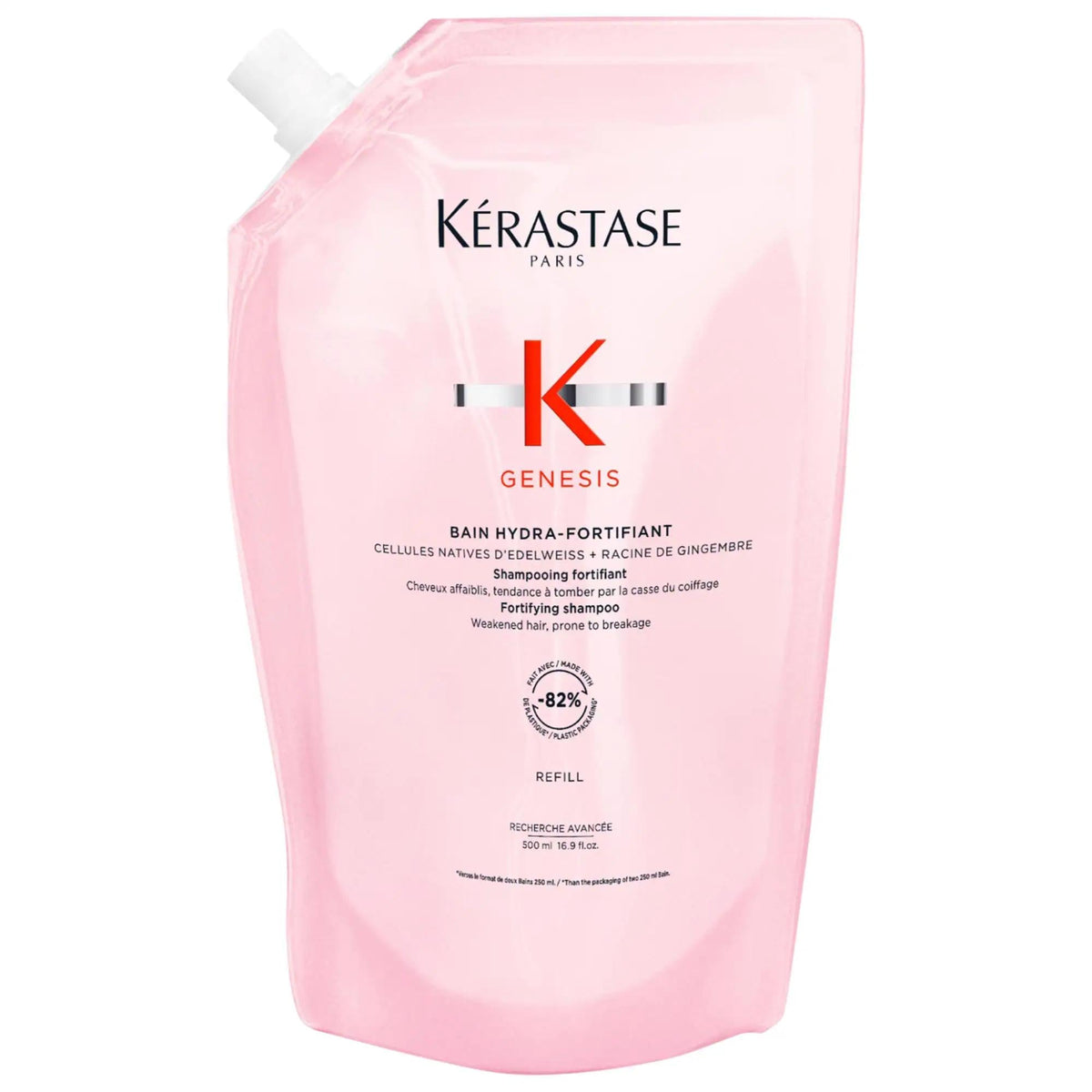 Genesis Strengthening Shampoo: Stop Hair Breakage & Fall - Silicone-Free Formula for Normal to Oily Hair, Healthier, Thicker Hair