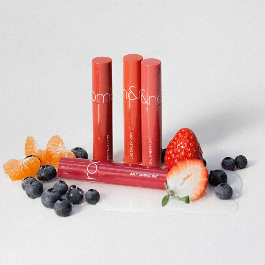 rom&nd Juicy Lasting Tint - Long Lasting Lip Color & Moisturizing Lip Care