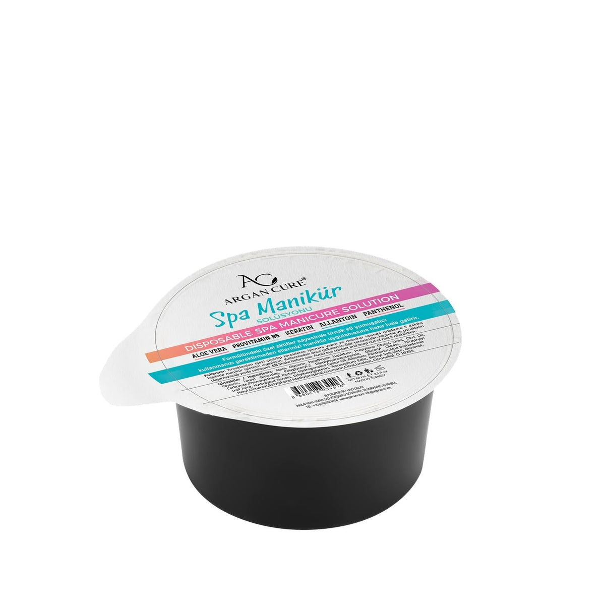 Argan Cure Disposable Spa Manicure Oil 2.03 fl oz - Nourishing Nail Care with Argan Benefits