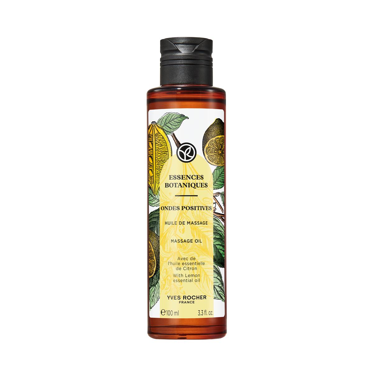 Aromakoloji Body and Massage Oil - Invigorating Lemon Scent for Natural Skincare & Aromatherapy