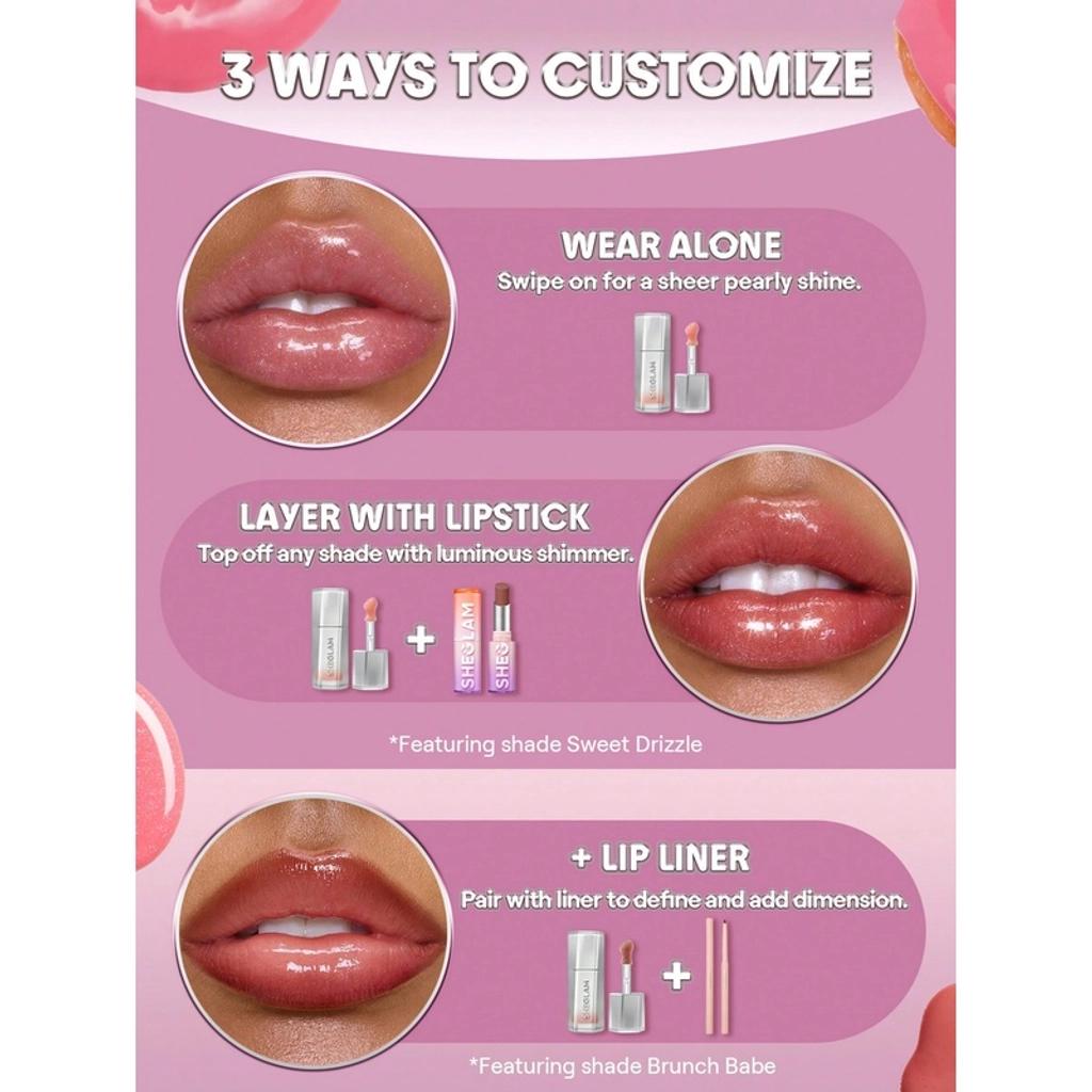 Sheglam Glass Lock Air Gloss 111 High Key 2.2g
