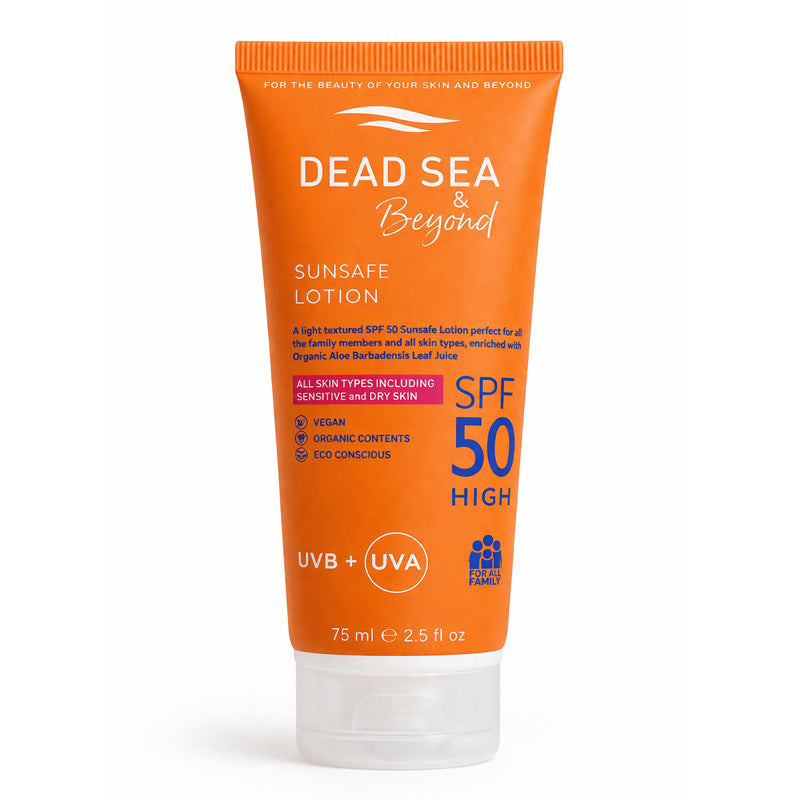 Dead Sea Beyond Sunsafe Lotion SPF50+ Sunscreen 75ml