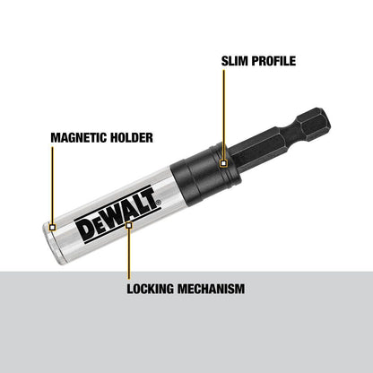 DeWalt DWA3HLDFT Impact Ready Locking Bit Holder 3 In