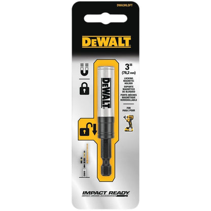 DeWalt DWA3HLDFT Impact Ready Locking Bit Holder 3 In