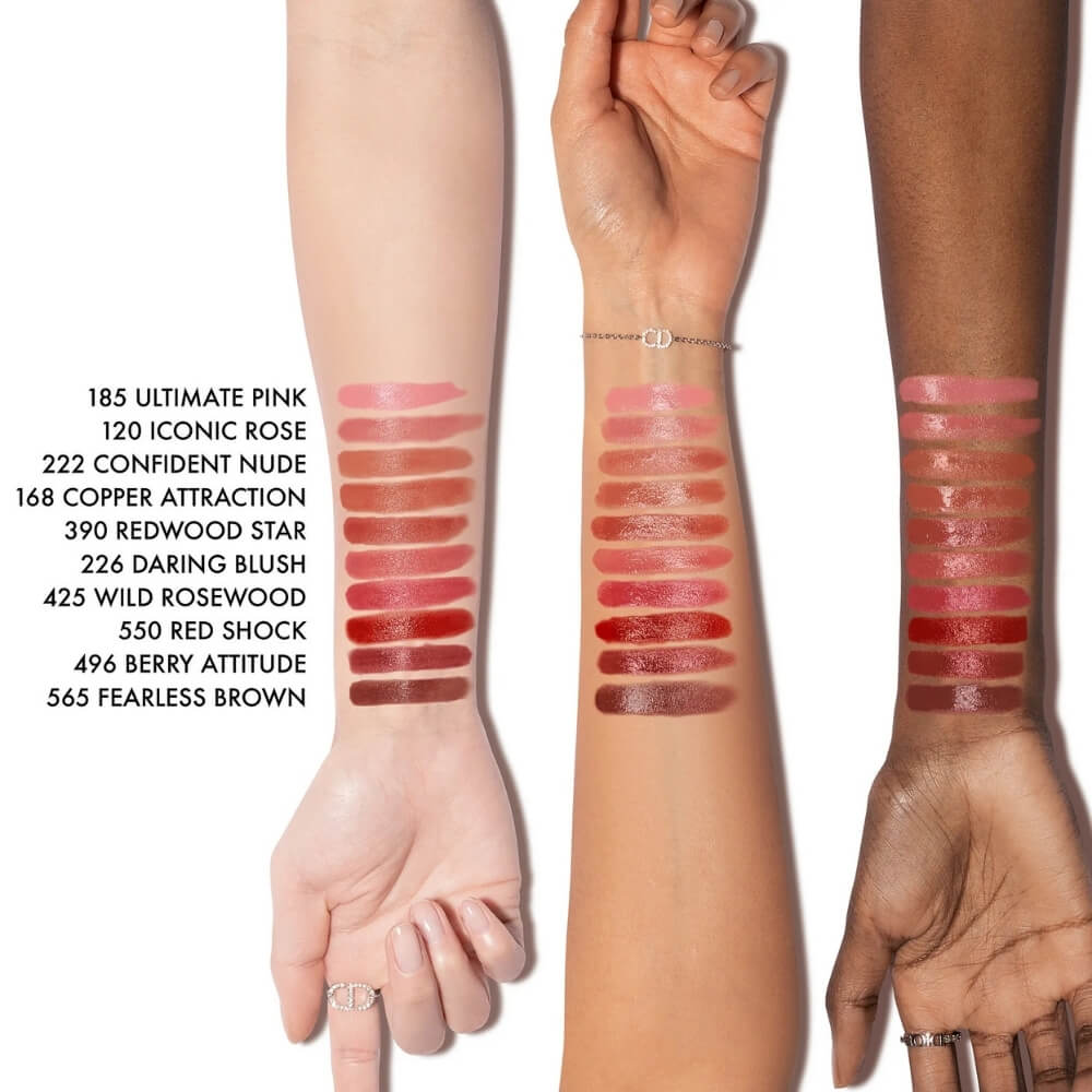 Dior Rouge Shock Shine Lipstick 550 High-Shine Lip Color