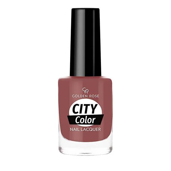 Golden Rose City Color Nail Lacquer No:134 - Long-Lasting Shine & Vibrant Colors