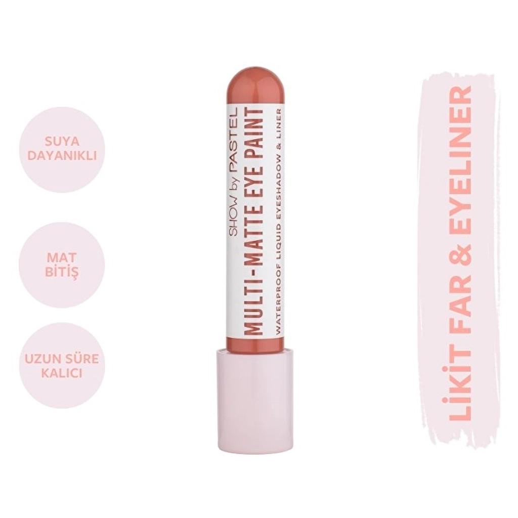Show by Pastel Multi-Matte Eye Paint Waterproof Eyeshadow 84 Mood