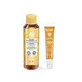 L'Occitane Skincare Set with SPF 50+ Sun Protection and Gentle Facial Cleansing Oil for Sensitive Skin
