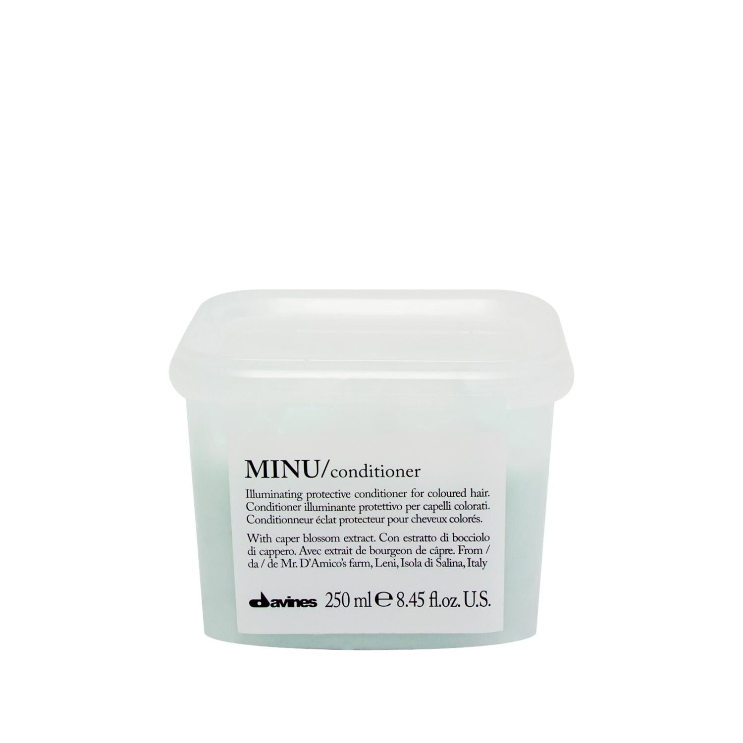 Davines Minu Conditioner: Color-Treated Hair Savior - Protects, Nourishes & Extends Vibrancy - Best Hair Color Protection & Conditioning Treatment
