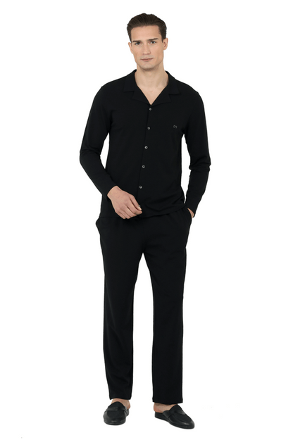 DS Damat 23005 Men's Pajama Set in Black