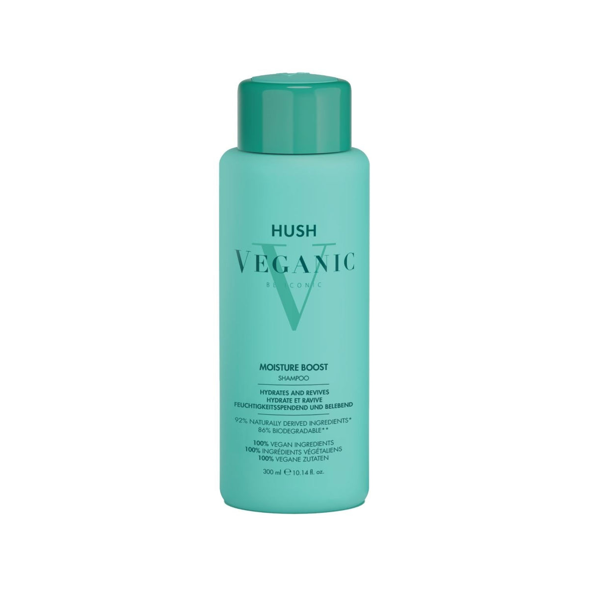 Hush Veganic Moisture Boost Hydrating Shampoo 300 ml