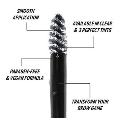 theBalm It's A Brow Time Brow Gel: Shape, Define & Hold - Long Lasting Eyebrow Mascara for a Glamorous Look