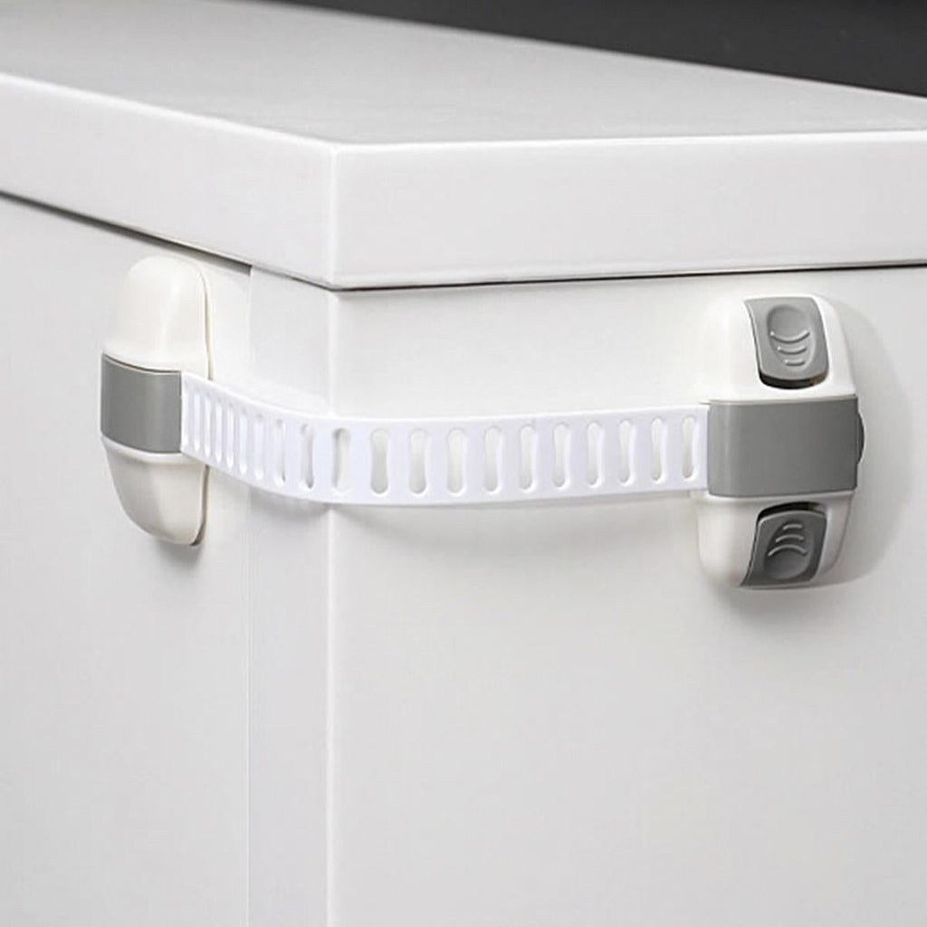 Miny Baby Safety Lock - Childproof Cabinet & Drawer Lock with Adjustable Strap, Easy Installation - Baby Safety Lock