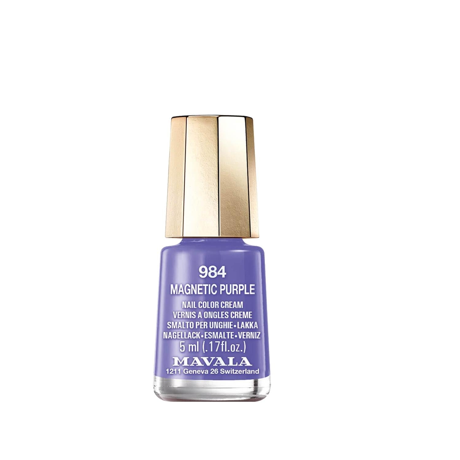 Mavala Mini Color Magnetic Purple Nail Polish 5ml - Vibrant Purple Color for Unique Nail Art