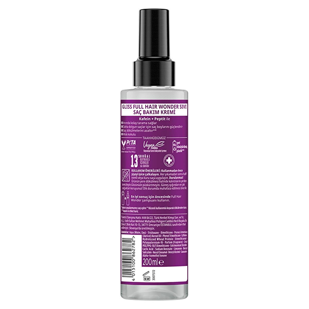 Gliss Full Hair Wonder: Anti-Breakage Leave-In Hair Care -  Detangles, Strengthens & Reduces Hair Fall for Thicker, Fuller Hair