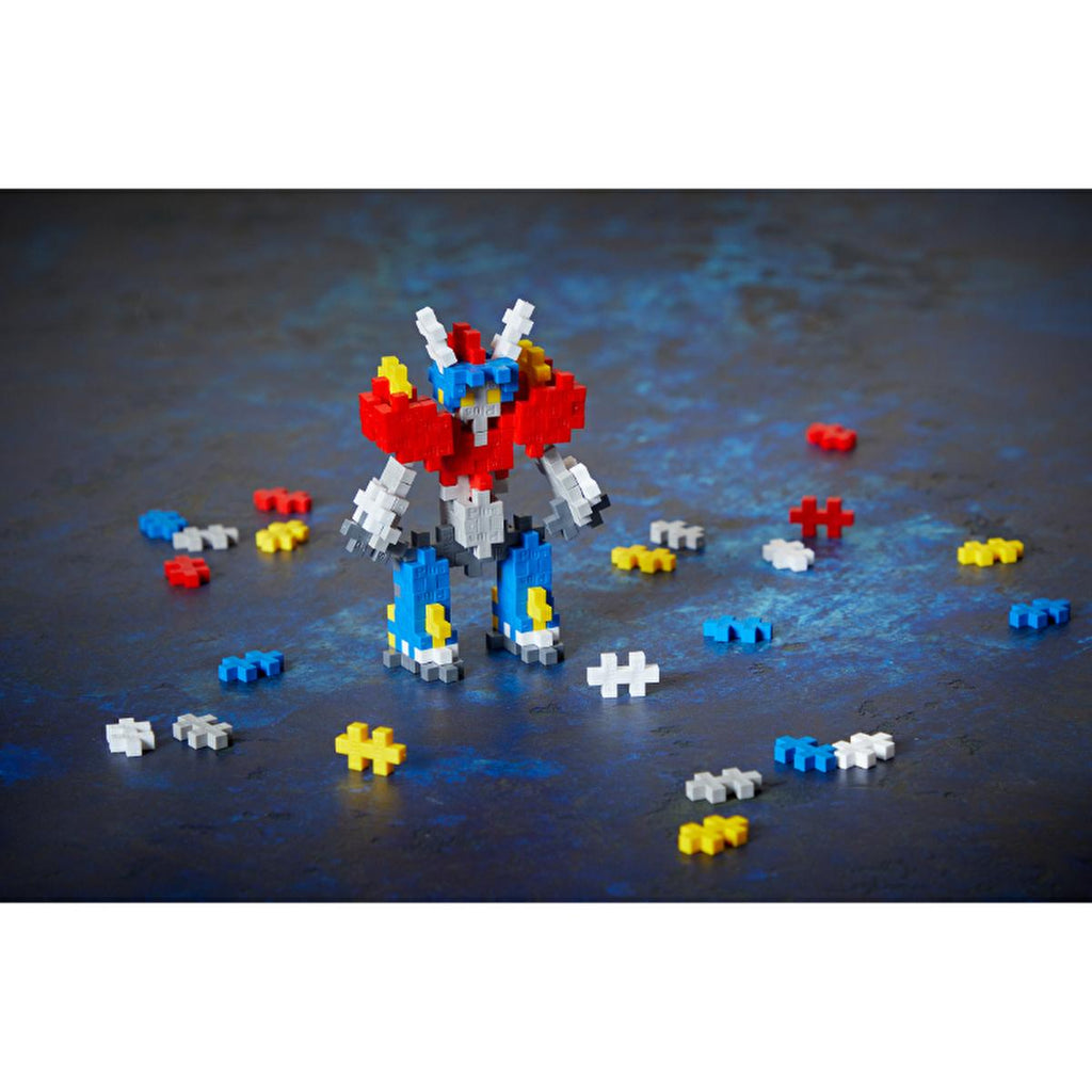 Plus Plus Mecha Bot 100 Piece Construction Toy for Kids - Creative Building Set, Reusable, Travel-Friendly