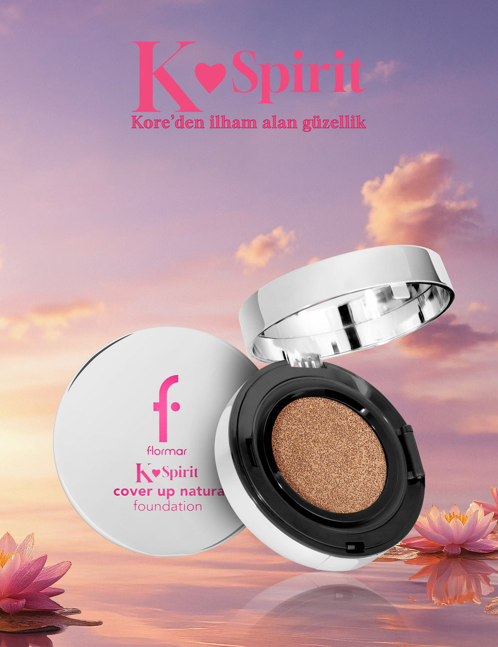 Flormar K-Spirit Cover Up High Coverage Cushion Foundation