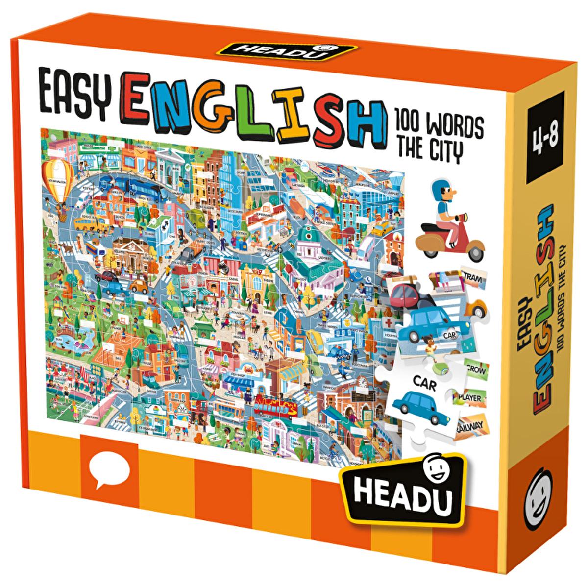 Headu Educational Puzzle for Children - English Vocabulary Learning Toy for Kids Aged 4-8