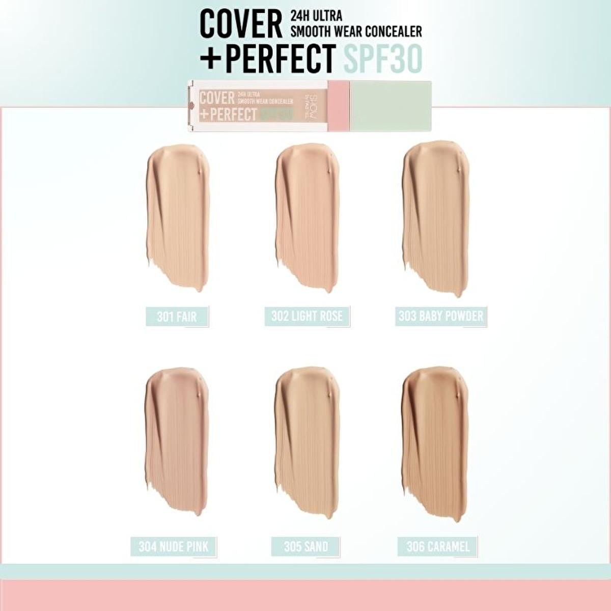 Pastel Cover+Perfect Concealer SPF30 - High Coverage, Moisturizing & Long-Lasting Concealer for Flawless Finish