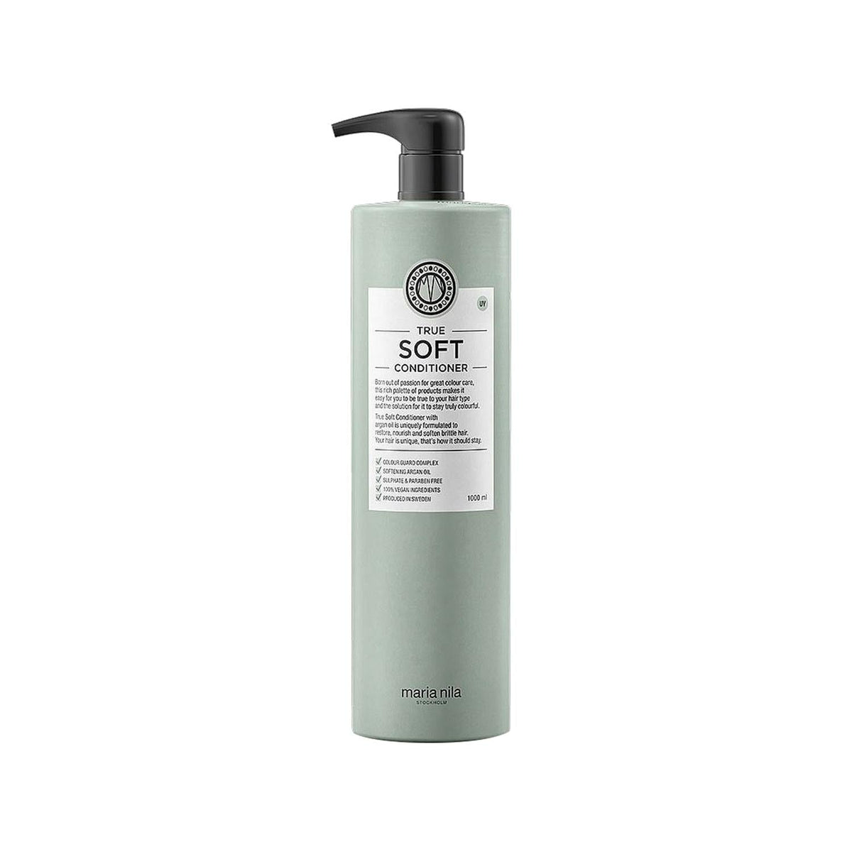 Maria Nila True Soft: Best Dry Hair Conditioner, Moisturizing Hair Cream for Soft & Shiny Hair - Professional 1000 ml Treatment