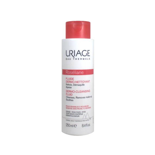 Uriage Roseliane Dermo-Cleansing Lotion - Gentle Makeup Remover & Moisturizer for Sensitive Skin