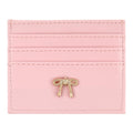 Eklips Powder Pink Bow Card Holder with Slim Design