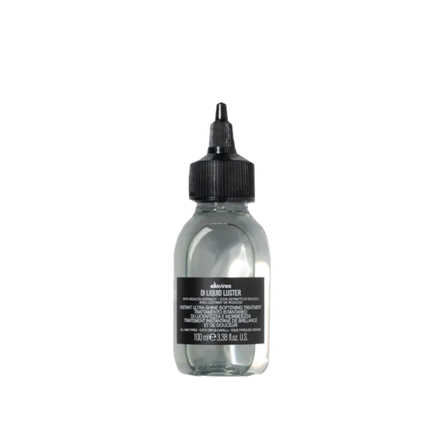 Davines OI Liquid Luster Hair Serum: Achieve Intense Shine & Gloss with this Leave-In Hair Treatment - 100ml