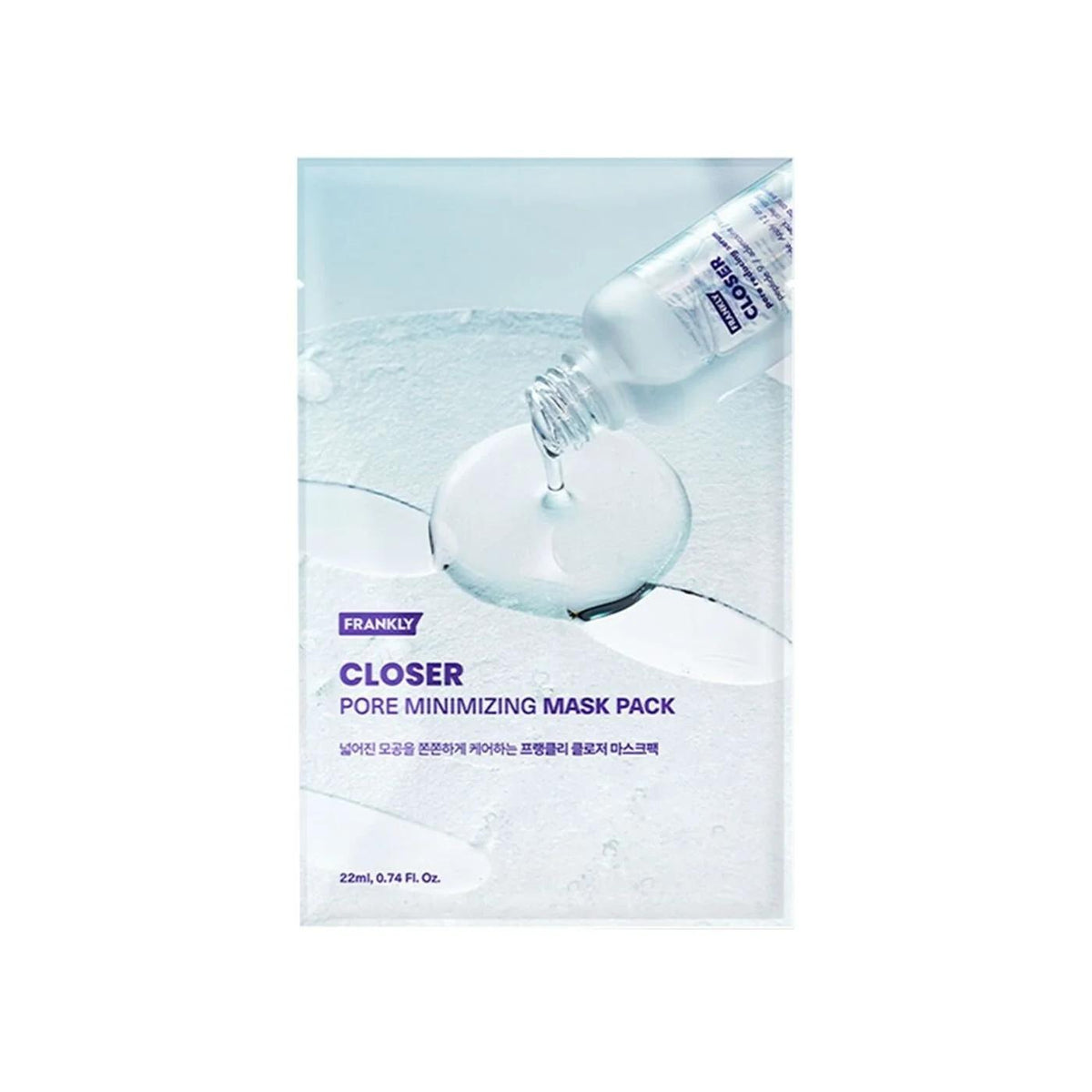 Frankly Closer Sheet Mask Pore-Tightening Treatment 22 ml