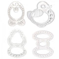 Wee Baby Silicone Teething Ring - Non-Toxic Baby Oral Care & Teething Relief Toy