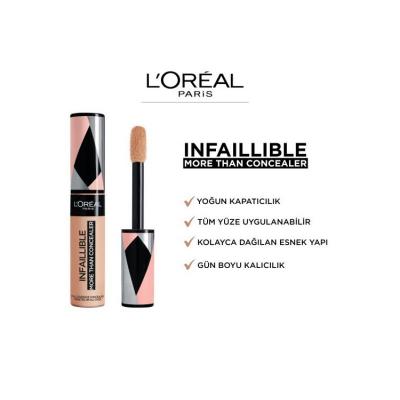 Loreal Paris Infaillible Concealer - Long-Lasting Full Coverage for All Skin Types