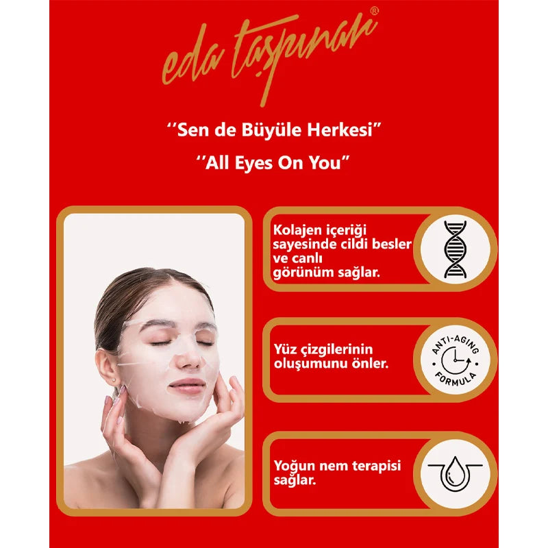 Eda Taspinar Collagen Sheet Mask for Firming & Hydration 25ml