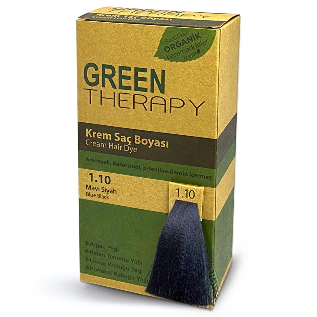 Green Therapy Hair Dye 1.10 Blue Black