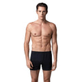 Eros ERS033 Men's Boxer Briefs Comfort Fit Black 2-Pack