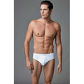 Eros ERS034 Men's Classic Underwear Briefs 2-Pack White