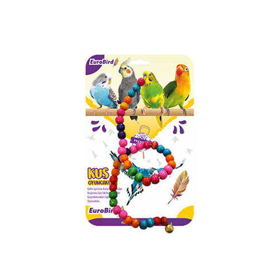 EuroBird Beaded Rope Bird Toy for Mental Stimulation 1 pc